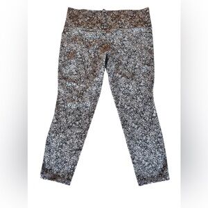 Athleta Black and White Patterned Leggings